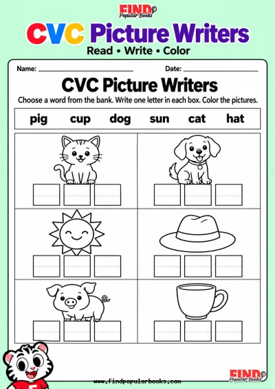 Build a Sentence Worksheets: 5 Printable Themes for Kids — Free ...